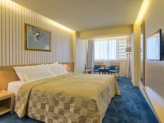 Отель Vega Hotel Мамая Двухместный номер с 1 кроватью и боковым видом на море, без балкона-1